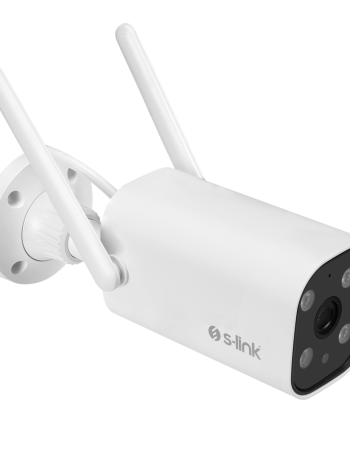S-LINK SL-BLT01 Akıllı Güvenlik Kamerası WiFi 2Mpix 3.6mm Lens 10m. Gece Görüşü Micro SD Kartlı TUYA Yazılım Büyük Kasa(1923)