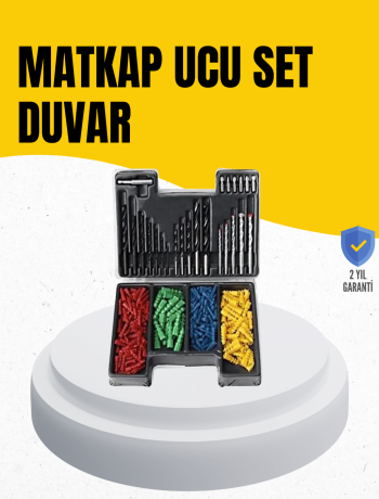 Delme Uç Seti 24 Parça Kutulu Matkap Ucu Ahşap Metal Beton İçin