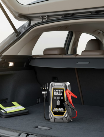 Araçlar İçin Akü Takviye ve Dijital Hava Kompresörü 16000 mAh