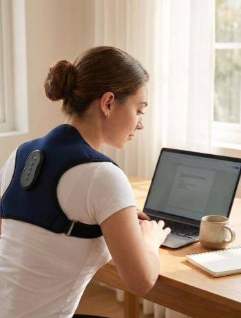 Sırt ve Omurga İçin Akıllı Masajlı Duruş Destek Kemeri