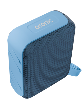 ASONIC AS-03 MAVİ 5W BT/USB/TF/TWS 1200mAh Batarya Bluetooth V5.3 Kablosuz Taşınabilir Speaker(1923)