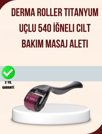 Titanyum Mikro İğneli Dermaroller 1 mm Kırışıklık ve Leke Karşıtı