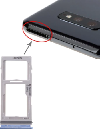 SM Galaxy S10+/S10/S10e Sim Kart Kapağı Tutucu Sim Yuvası (2SİM)-(5775)
