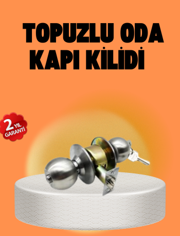 Mat Renk Topuzlu Kapı Kilidi – Giriş Tipi