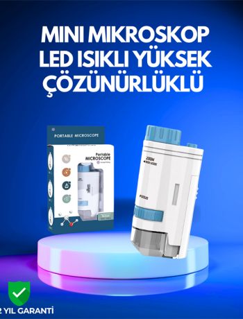 PMMA Optik Lensli Kompakt Taşınabilir Mikroskop