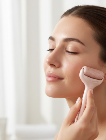 Yüz ve Göz Altı İçin Buz Silindiri Şişlik Giderici Masaj Aleti