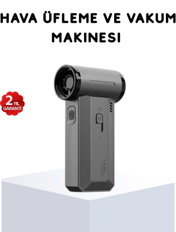 130000 RPM Çok Fonksiyonlu Şarjlı Hava Üfleme ve Vakum Temizlik Cihazı