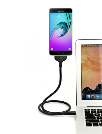 Lazy Acrobat Metal Usb Stand Android Micro Usb-(5775)