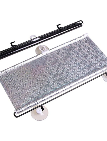 Araç İçi Araba Güneşliği Oto Ön Cam Güneşlik Branda Katlanabilir Koruyucu Güneşlik 68 x125 Cm-(5775)