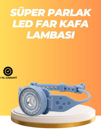 Suya Dayanıklı LED Kafa Lambası Outdoor Kullanım