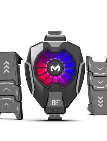 MEMO DL05T Dijital Göstergeli Tablet Soğutucu Gamer Oyuncu Radyatör Soğutma Fanı-(5775)