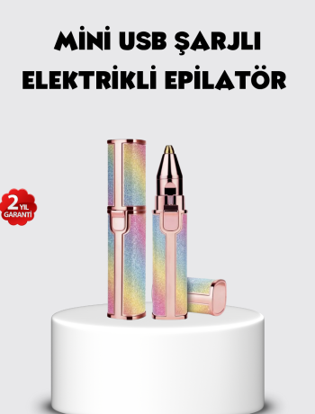 USB Şarjlı Kaş ve Yüz Tüy Alma Cihazı – Taşınabilir ve Acısız Kullanım