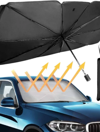 ALLY Araba Güneş Gölge Koruyucu Şemsiye Oto Ön Cam Güneşlik(145cm*79cm)-(5775)