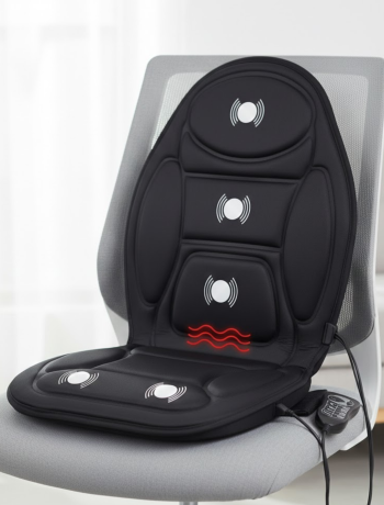Isıtmalı Masaj Koltuk Minderi Sırt Bel Boyun ve Kalça Destekli
