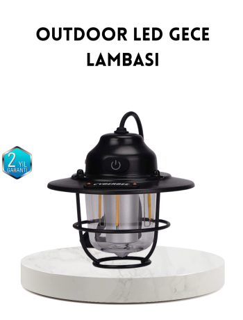 Outdoor Retro Kamp Işığı Uzun Ömürlü Pil Taşınabilir Suya Dayanıklı