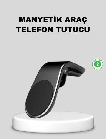 Manyetik Araç Telefon Tutucu 360° Dönebilen ve Sarsıntısız Güçlü Mıknatıslı
