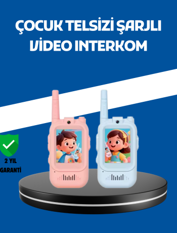 Çocuklar İçin Video Görüşmeli Walkie Talkie Uzun Mesafe İletişim