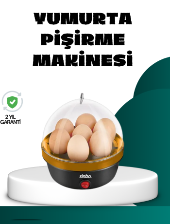 Elektrikli Yumurta Pişirme Makinesi 7 Yumurta Kapasiteli