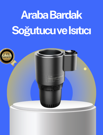 Araç İçi Isıtıcı Soğutucu Bardaklık 60°C Isıtma -4°C Soğutma