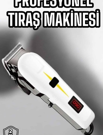 Tıraş Makinesi Profesyonel Saç Ve Sakal Kesme Milim Ayarlı Dijital Göstergeli