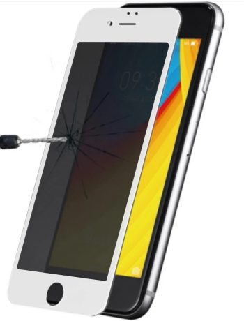 iPhone SE3-SE2 İPhone 8-7 3D Full Privacy Gizlilik Kırılmaz Cam Ekran Koruyucu-(5775)