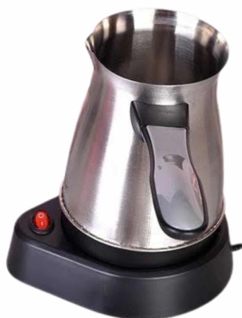 Yeni Nesil Türk Kahve Makinesi Cezvesi Siyah Gri Kablolu Pratik