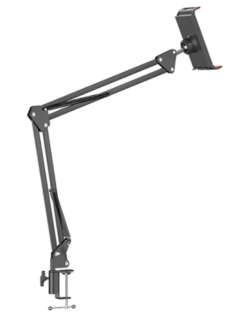 Ally Ayarlanabilir 360 Derece Teleskopik Metal Masa Üstü Telefon Tablet Tutucu-(5775)