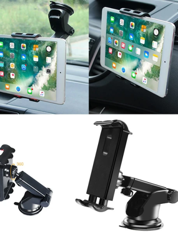ALLY Vantuzlu Torpido Üstü Teleskopik Araç Tablet Telefon Tutucu-(5775)