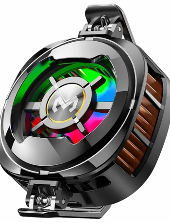 MEMO CX06 iOS Android Soğutucu 15W Manyetik + Arka Klips 2si 1 Arada Yarı İletken Soğutma Fanı Radyatörü-(5775)