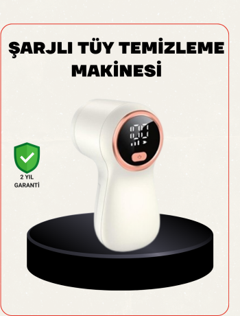 Şarjlı Tüy Temizleyici Paslanmaz Çelik Bıçaklı