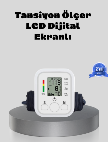 Üst Koldan Ölçüm Dijital Tansiyon Aleti – IHB Aritmi Uyarılı ve Çift Hafızalı (Kopya)
