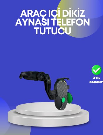 Dikiz Aynasına ve Koltuk Başlığına Uyumlu Telefon Tutucu