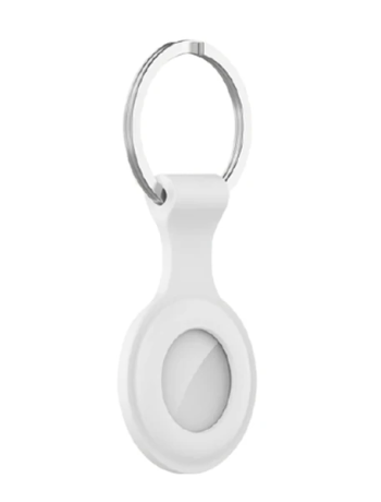 ALLY AirTag İçin Darbeye Dayanıklı Asma Halkalı Anahtarlık Silikon Kılıf-(5775)