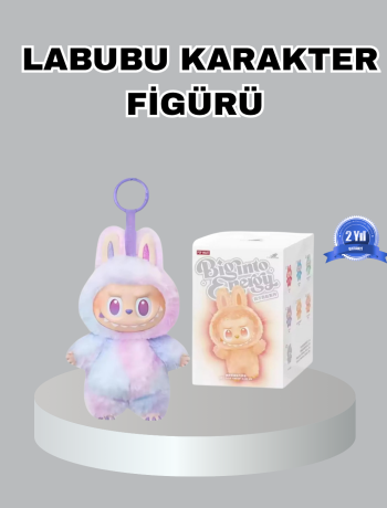 Dekoratif Yumuşak Labubu Peluş Figür – Koleksiyonluk ve Çocuklara Uygun Hediye 20 cm