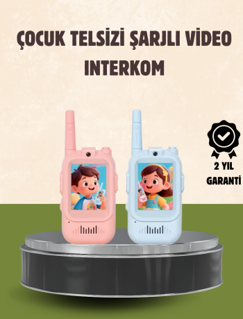 Görüntülü Walkie Talkie Çocuklar İçin Video İnterkomlu Oyuncak