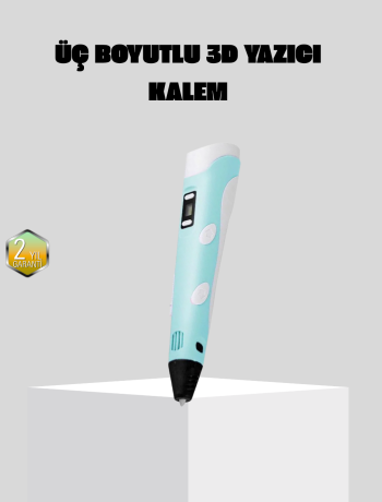 3D Kalem Ergonomik ve 1.75 mm Filament Destekli FDM Yazıcı Kalemi