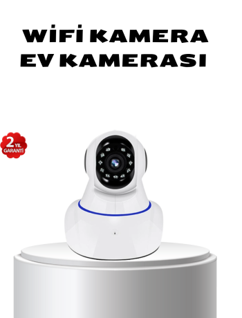 Full HD Akıllı IP Kamera – Gece Görüşlü Hareket Sensörlü Çift Yönlü Ses ve Online Kayıt Özellikli