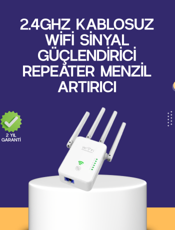 Çift Bantlı Otomatik Kurulum WiFi Repeater Menzil Genişletici