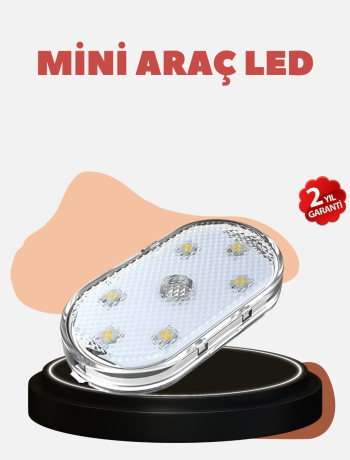 USB Şarjlı Kablosuz Manyetik Montajlı Mini LED Işık
