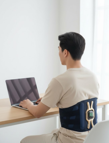 Bel Destekli Masaj Kemeri Hafif ve Taşınabilir