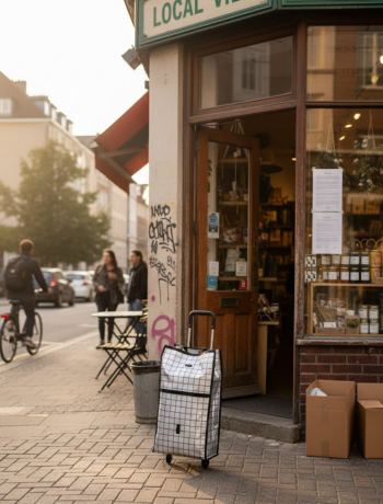 Günlük Alışverişler İçin Konforlu Tekerlekli Pazar Arabası