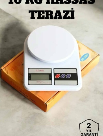 Hassas Terazi 10 kg Kapasiteli Yüksek Hassasiyetli Dijital Mutfak Tartısı