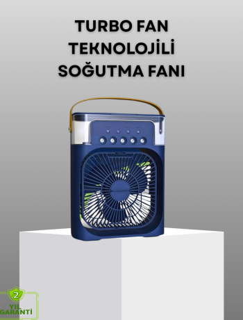 Turbo Teknolojili Ayarlanabilir Sessiz Masa ve Ofis Fanı