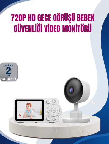Bebek Monitörü Cry Detection ve HD Gece Görüş Destekli