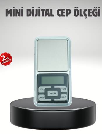 Hassas Tartım İçin Dijital Cep Terazisi Sayma Modlu