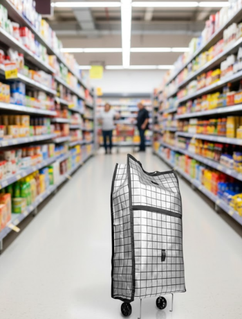 Geniş Hacimli Tekerlekli Pazar Çantası Dayanıklı ve Ergonomik