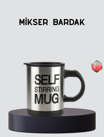 Otomatik Karıştıran Akıllı Kupa – Paslanmaz Çelik Isı Korumalı