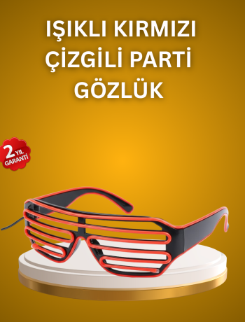 Kutlama ve Etkinliklere Özel LED Işıklı Gözlük
