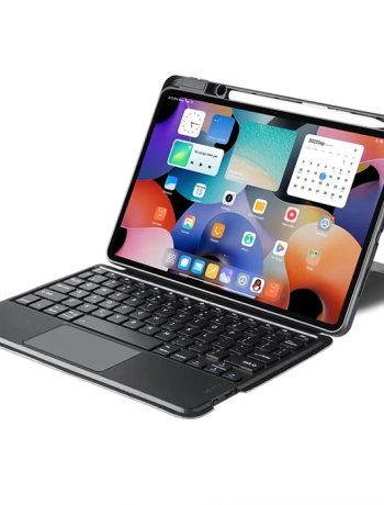 DUX DUCIS Xiaomi Pad 6/6 Pro Ayrılabilir Bluetooth Klavye Touchpad PU Deri Kılıf-(5775)