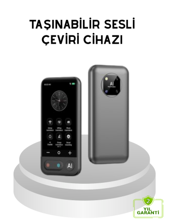 Taşınabilir Akıllı Tercüme Cihazı – Gerçek Zamanlı Ses ve Metin Çevirisi